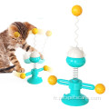 Bâton de rebond intérieur avec jouet de chat interactif à balle